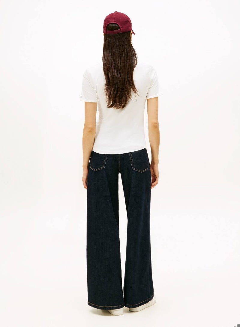 تومي هيلفيغر تيشيرت قصير الأكمام فارسيتي بقصّة سليم - Image 2